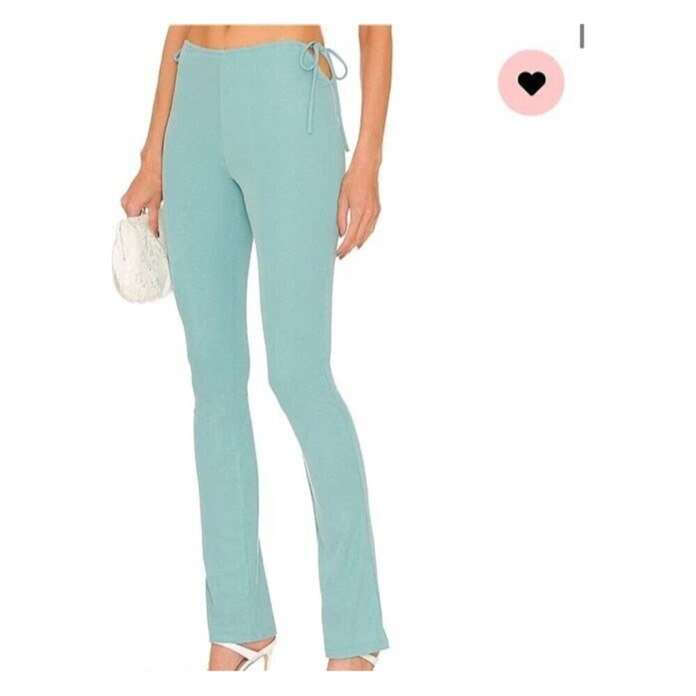 Michael Costella X Revolve Lyle Pant New Teal Flare Leg